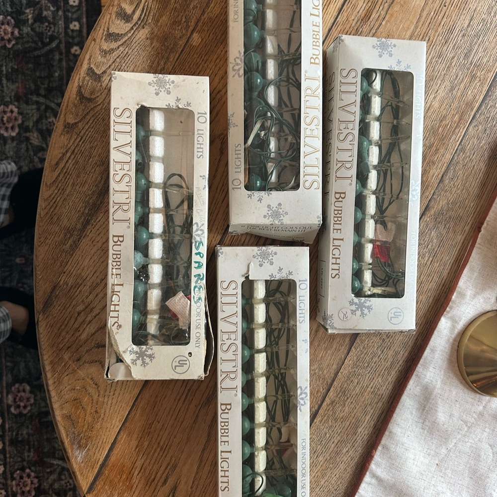 Silvestri Bubble Lights - original and rare 1980s